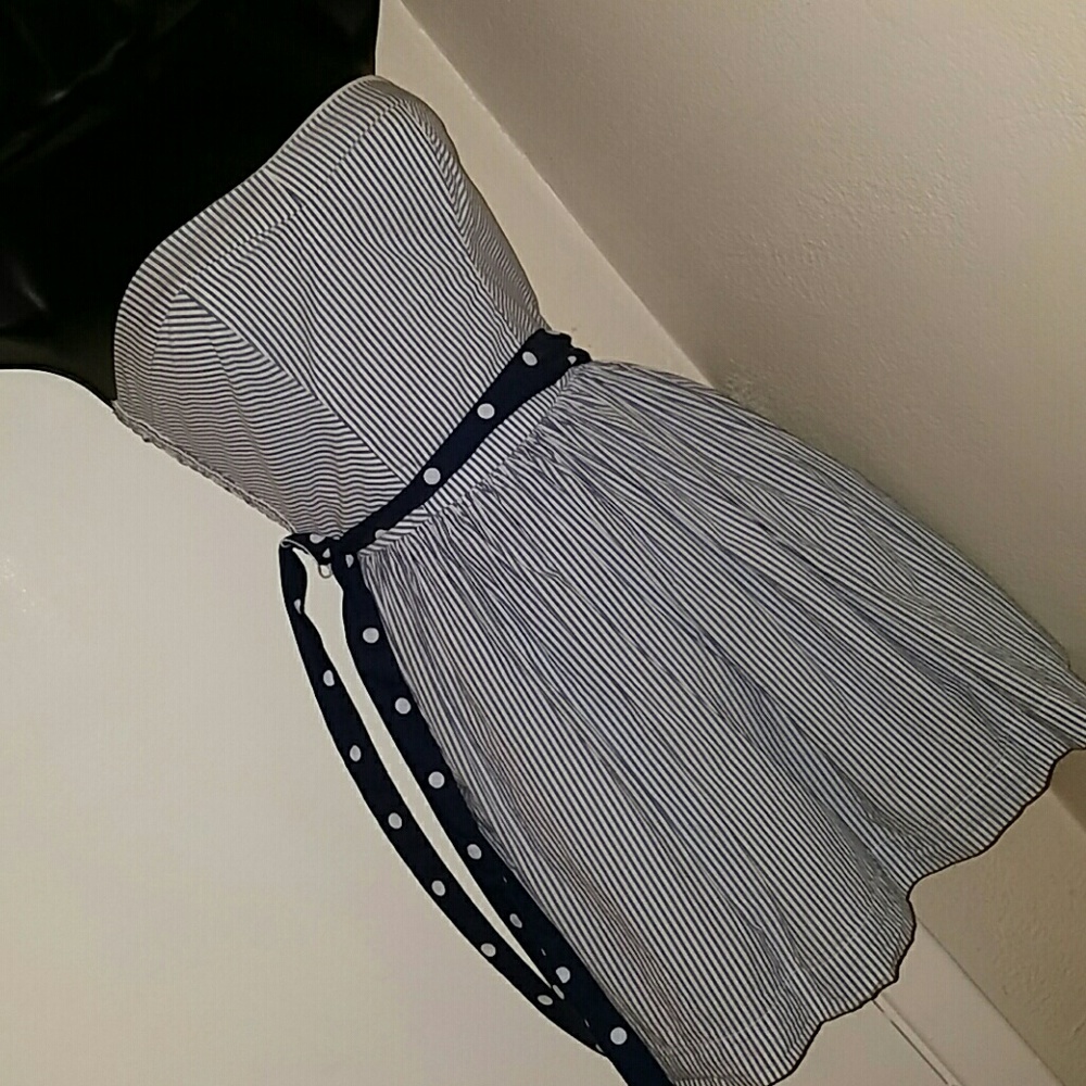Hollister Pink Stripe Dress Full Lining